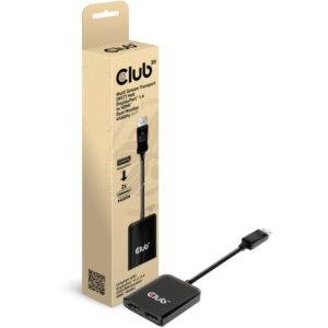 Club 3D Multi Stream Transport Hub DisplayPort 1.4 naar 2x HDMI Dual Monitor 4K60Hz adapter
