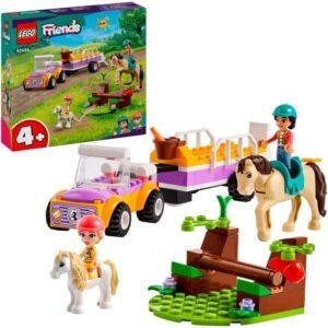 LEGO Friends - Paard en pony aanhangwagen constructiespeelgoed 42634