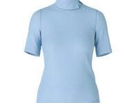 Stijlvolle Turtleneck T-shirt voor dames Marc Cain , Blue , Dames