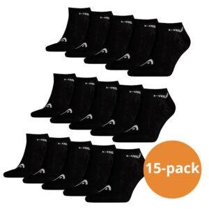Head Sneaker sokken 15-pack Zwart-43/46