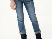 JUNO Mid waist/ Slim leg jeans Light Vintage