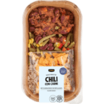 Jumbo Verse Maaltijd Chili Con Carne met Zilvervliesrijst en Tortillachips 450g Aanbieding bij Jumbo | 2 verpakkingen a 450 gram