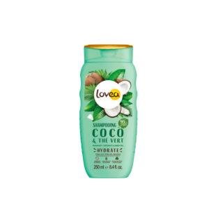 1+1 gratis: Lovea Kokos en Groene Thee Shampoo 250 ml
