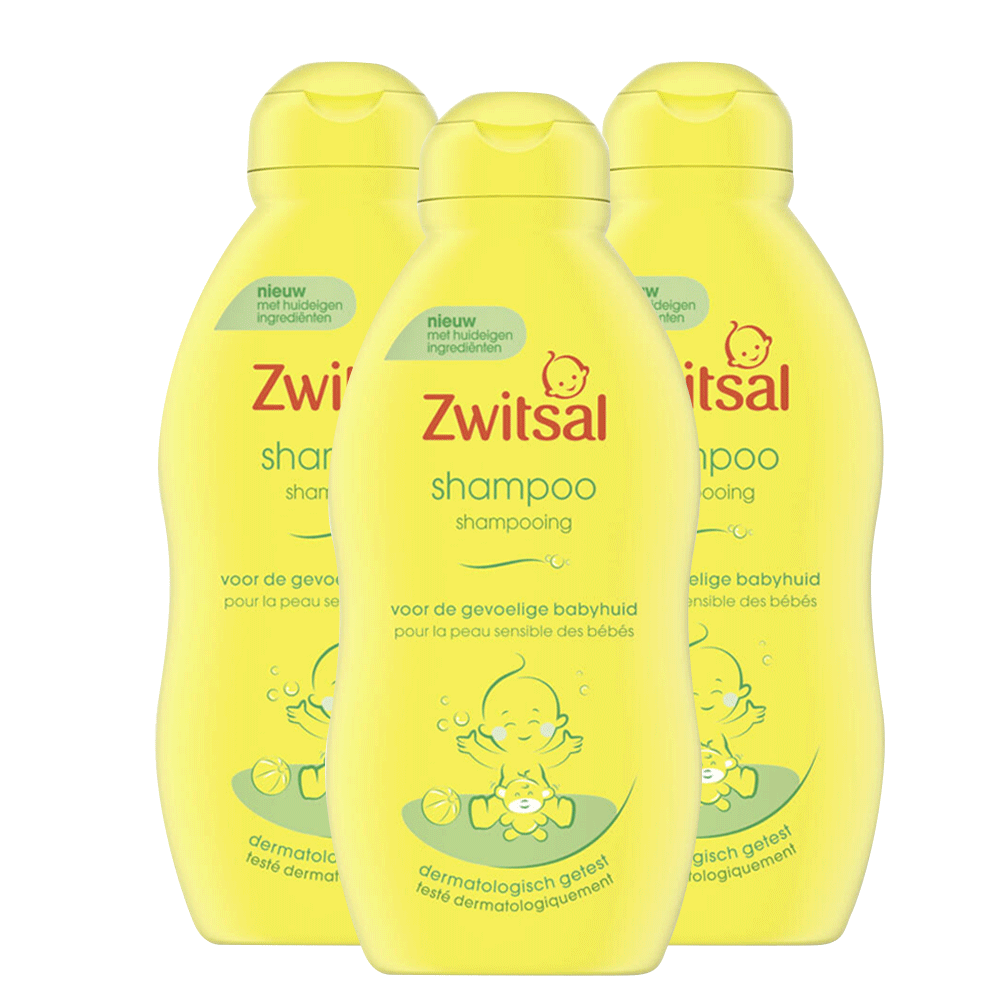 Zwitsal - Shampoo - 3 x 200 ml - Voordeelpack
