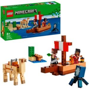 LEGO Minecraft - De piratenschipreis constructiespeelgoed 21259