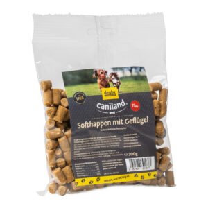 2x200g Caniland soft bites graanvrij met gevogelte hondensnacks