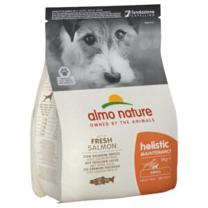 3x2kg Almo Nature Adult Zalm & Rijst Small Hondenvoer