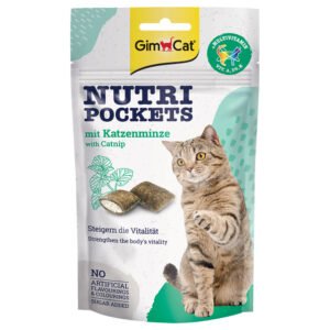 60g GimCat Nutri Pockets Kattenkruid kattensnacks