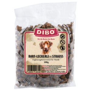 DIBO BARF-snoepjes met struisvogel - 200 g