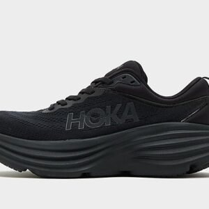 HOKA Bondi 8 Dames - Black- Dames, Black