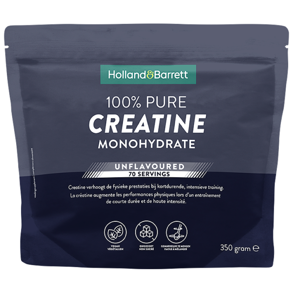 Holland & Barrett 100% Puur Creatine Monohydraat - 350g