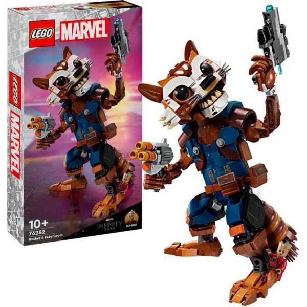 LEGO Marvel - Rocket en Baby Groot constructiespeelgoed 76282