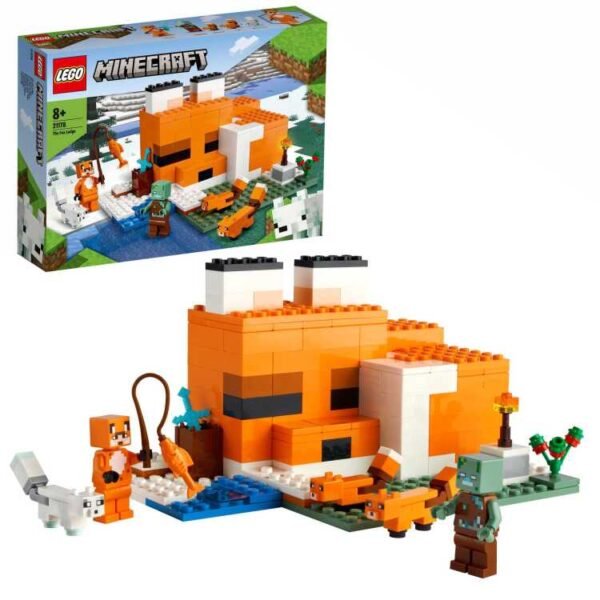 LEGO Minecraft - De Vossenhut constructiespeelgoed 21178