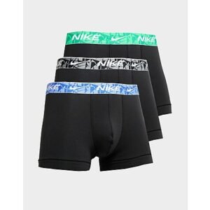 Nike 3 Pack Boxershorts Heren - Black- Heren, Black