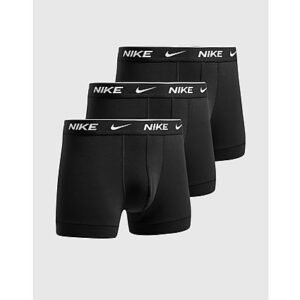 Nike 3 Pack Boxershorts Heren - Black- Heren, Black