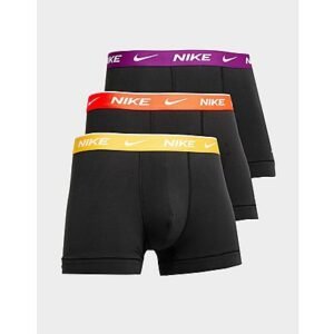 Nike 3 Pack Boxershorts Heren - Black- Heren, Black