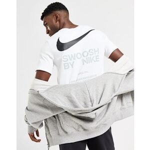 Nike Swoosh T-shirt Heren - White- Heren, White