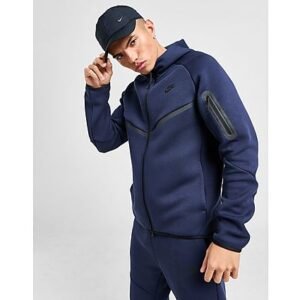 Nike Tech Fleece Full Zip Hoodie Heren - Navy- Heren, Navy