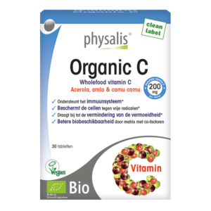 Physalis Organic Vitamine C, 200mg Bio (30 Tabletten)