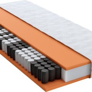 Schlaraffia Pocketveringsmatras Matras GELTEX® Quantum pure 200 TFK, matras in diverse afmetingen hoogte 20 cm