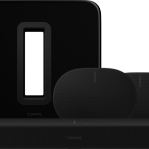 Sonos Beam Gen2 Zwart + 2x Era 300 Zwart + Sub G3 Zwart