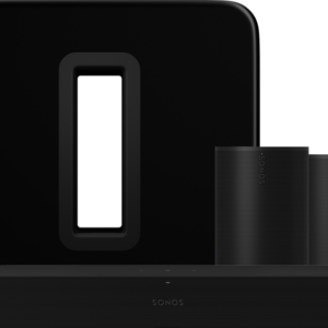 Sonos Ray Zwart + 2x Era 100 Zwart + Sub G3 Zwart