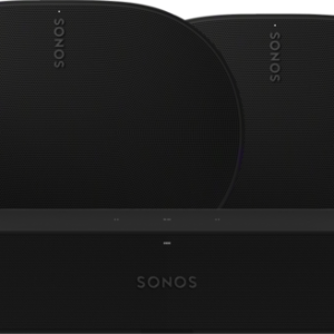 Sonos Ray Zwart + 2x Era 300 Zwart