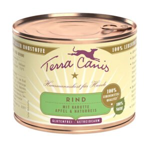 Terra Canis 6 x 200 g - Rund met Groenten, Appel & Rijst