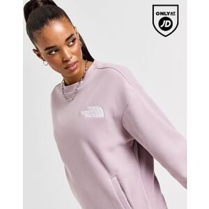 The North Face Bonete Polar Fleece Crew Sweatshirt - Pink- Dames, Pink