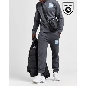 The North Face Fine Box Joggingbroek Heren - Charcoal- Heren, Charcoal