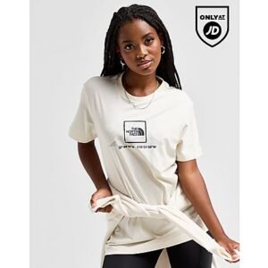 The North Face Mountain Box T-Shirt - White- Dames, White