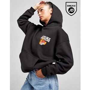 Unlike Humans Dice Overhead Hoodie - Black- Dames, Black