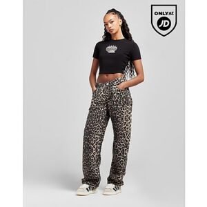 Unlike Humans Leopard Jeans - Beige- Dames, Beige