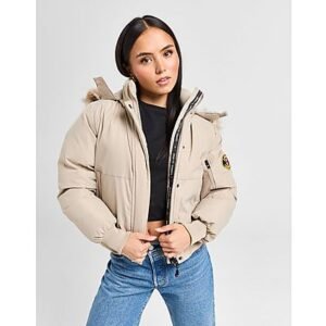 Zavetti Canada Olivia Bomber Jacket - Brown- Dames, Brown