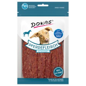 ca. 60g Dokas gedroogd paardenvlees hondensnacks