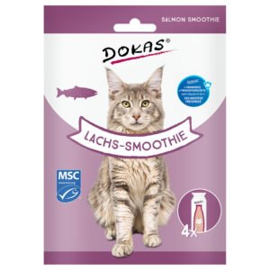 2x 120g Dokas zalmsmoothie kattensnacks