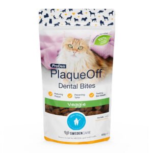 60 g ProDen PlaqueOff croq-bites voor katten veggie