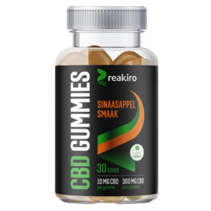 Reakiro CBD Gummies Orange 10MG CBD (30 gummies)