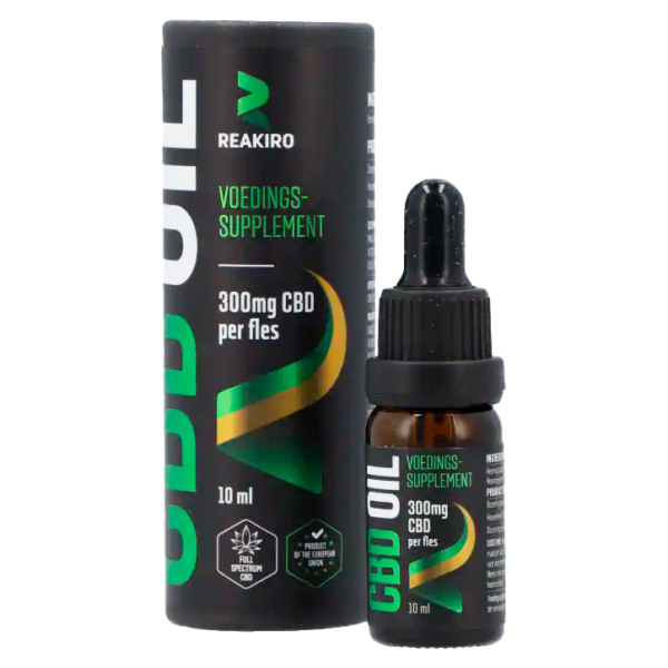 Reakiro CBD Oil 300mg CBD (10ml)