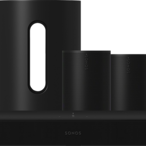 Sonos Beam Zwart + 2x Era 100 Zwart + Sub Mini Zwart