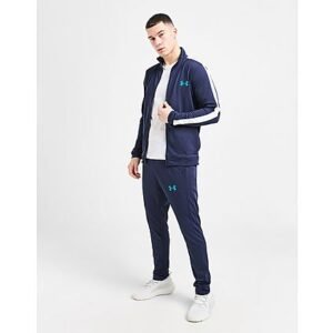 Under Armour UA Poly Track Top - Navy- Heren, Navy