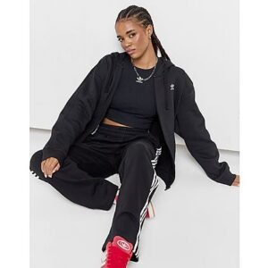 adidas Originals Trefoil Essential Full Zip Hoodie - Black- Dames, Black