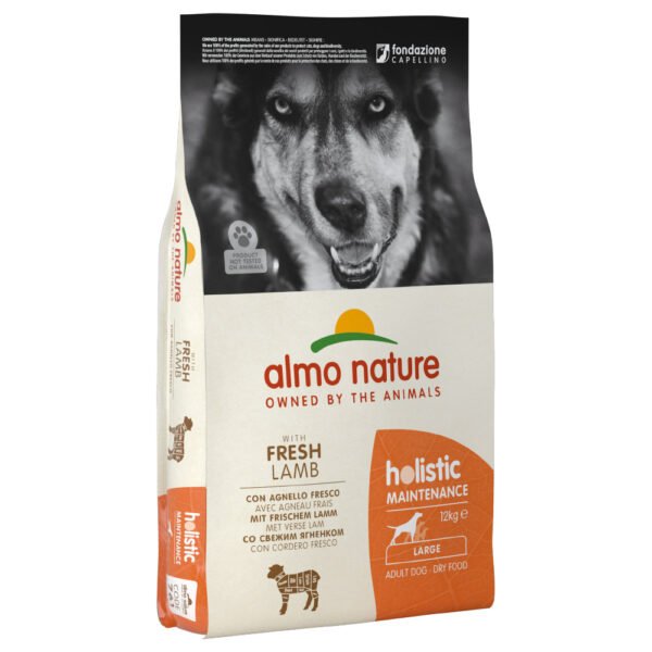11 kg + 1 kg gratis! 12 kg Almo Nature hondenvoer - Adult Lam & Rijst Large