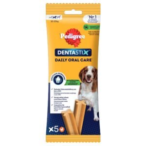 15% korting! Pedigree snacks - 5 Stuks voor middelgrote Honden (128g)