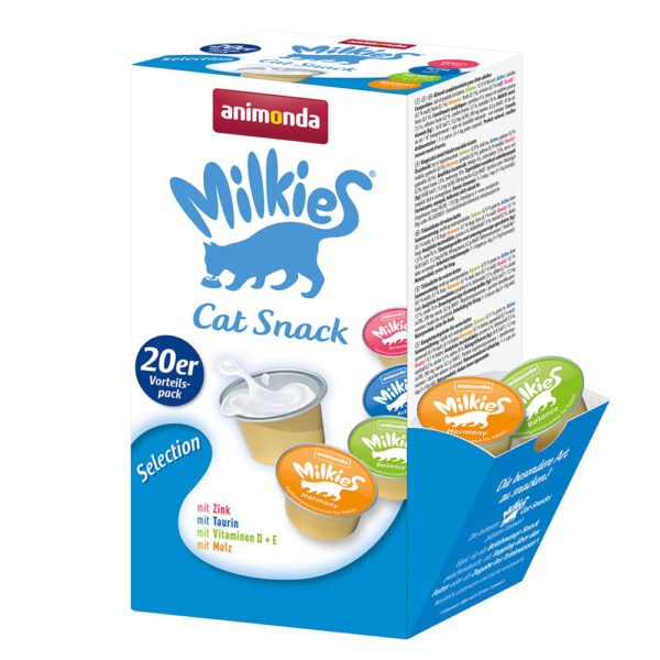 3x20x15g Melksnacks Milkies Selection Kattensnack