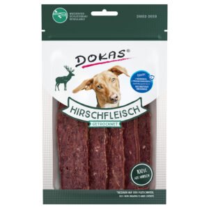 4 x 60 g Dokas Hertenvlees Hondensnacks - 4 x 60 g
