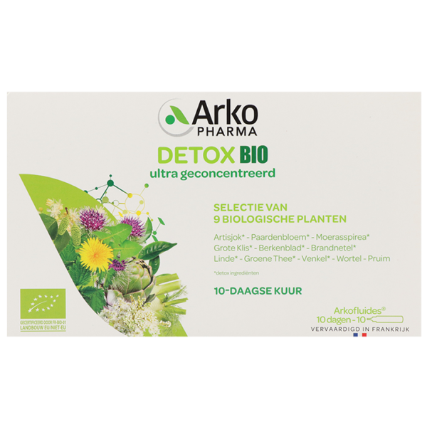 Arkocaps Detox Drinkampullen Bio - 10 ampullen