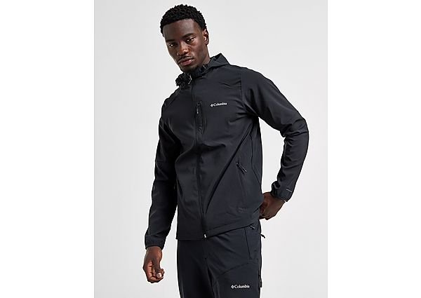 Columbia Tech Softshell Hooded Jacket - Black- Heren, Black