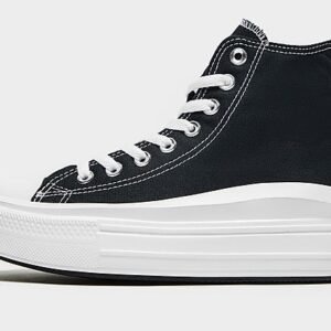 Converse Chuck Taylor All Star Move High Dames - Black- Heren, Black