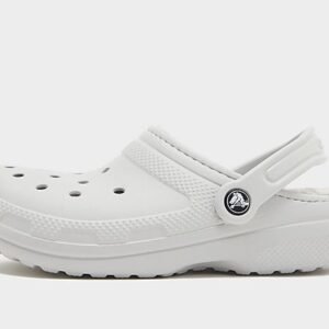 Crocs Classic Lined Clog Dames - White- Dames, White